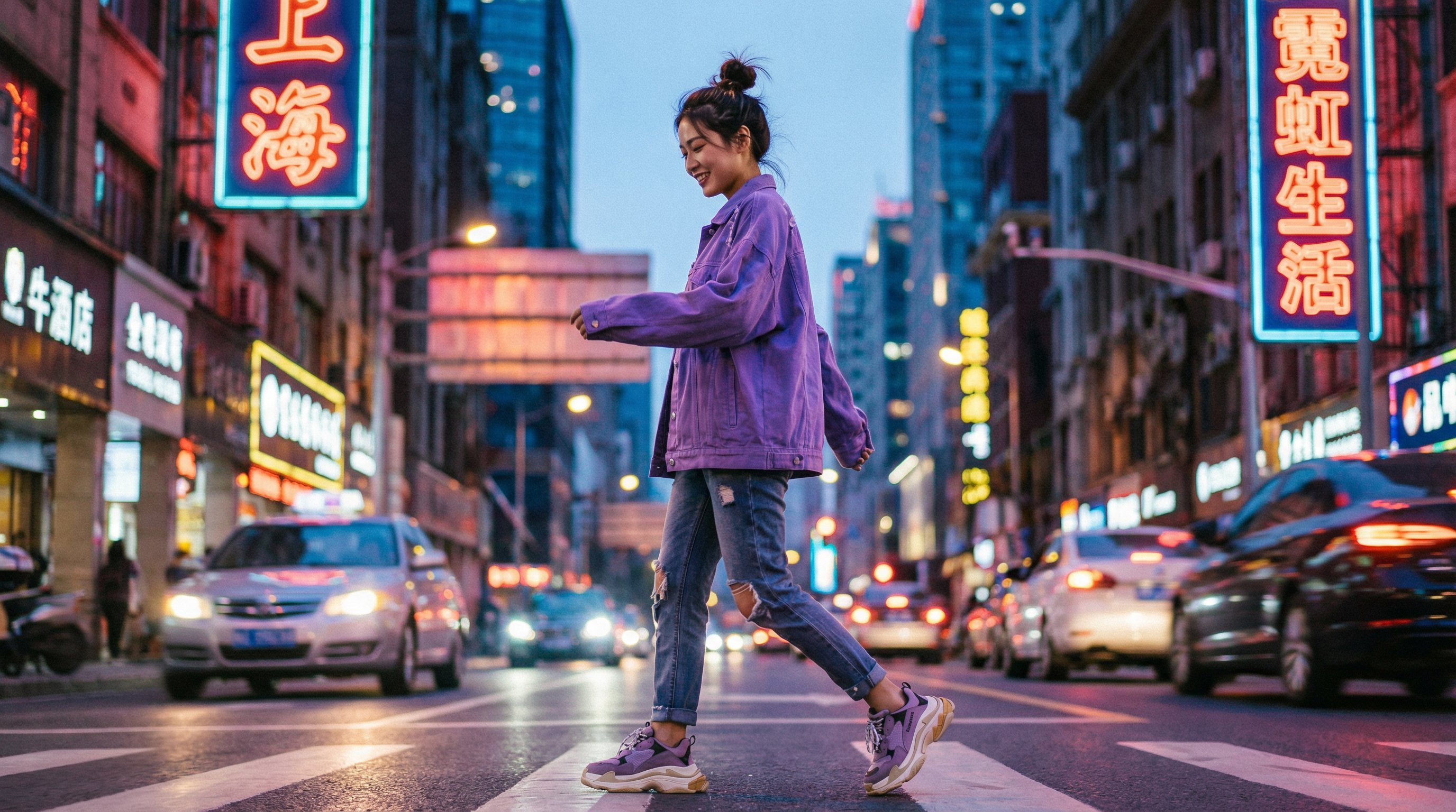 17c一起草 城市夜景视频